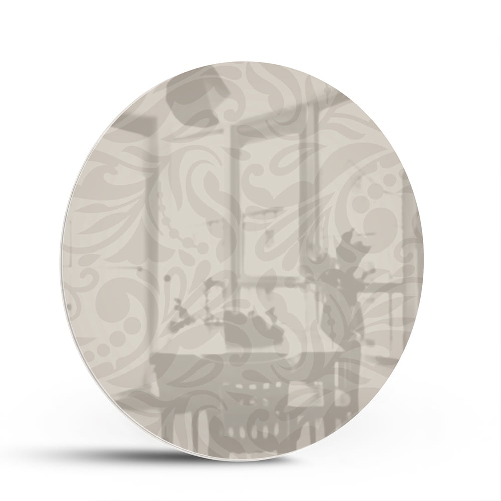 Elegantes Glasbild mit raffiniertem Muster – Glasbild aus Sicherheitsglas, Größe 140x70