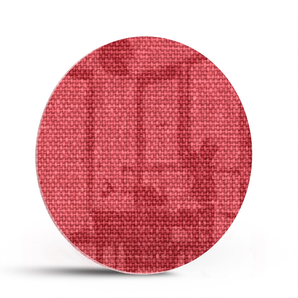 Modernes Glasbild in klarem Rot – Glasbild aus Sicherheitsglas, Größe 140x70
