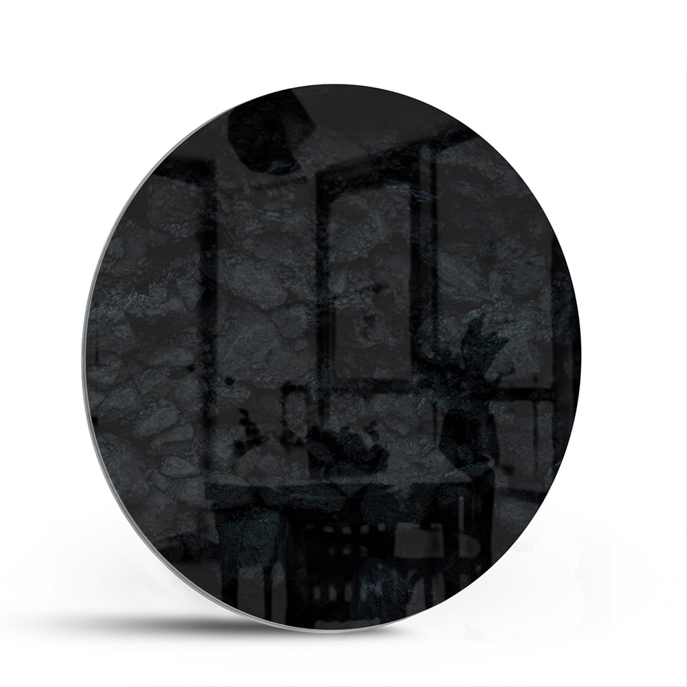 Elegantes Glasbild mit abstrakten Schattierungen – Glasbild aus Sicherheitsglas, Größe 140x70