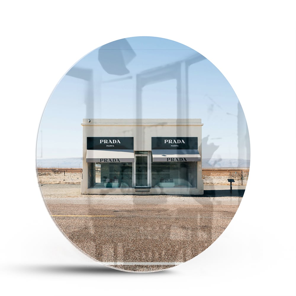 Modernes Glasbild mit einer Wüstenlandschaft – Glasbild aus Sicherheitsglas, Größe 140x70