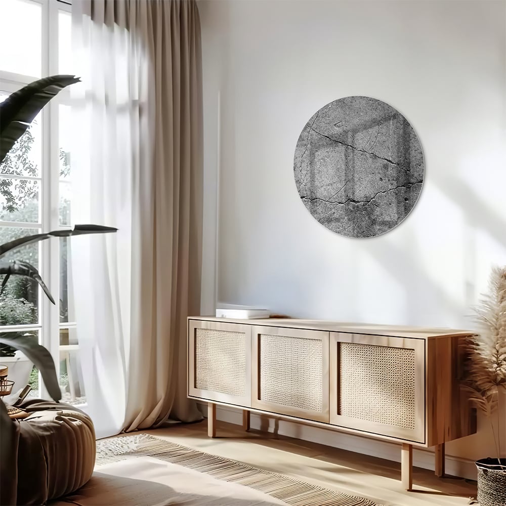 Elegantes Glasbild mit abstrakter Struktur