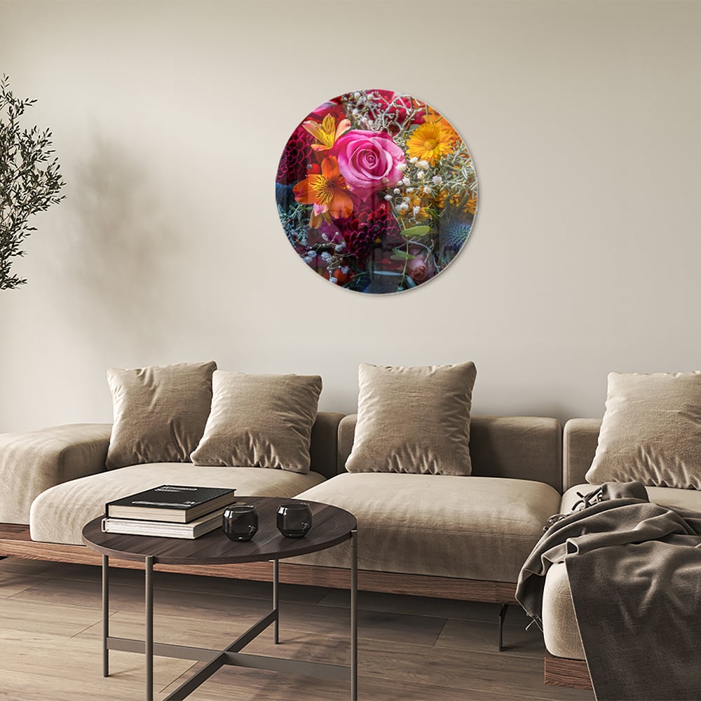 Glasbild – Bunte Blütenpracht