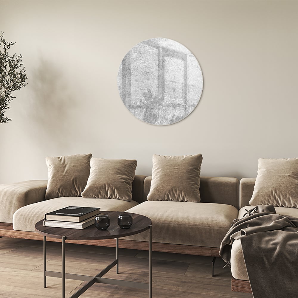 Stilvolles Glasbild mit abstrakter Textur