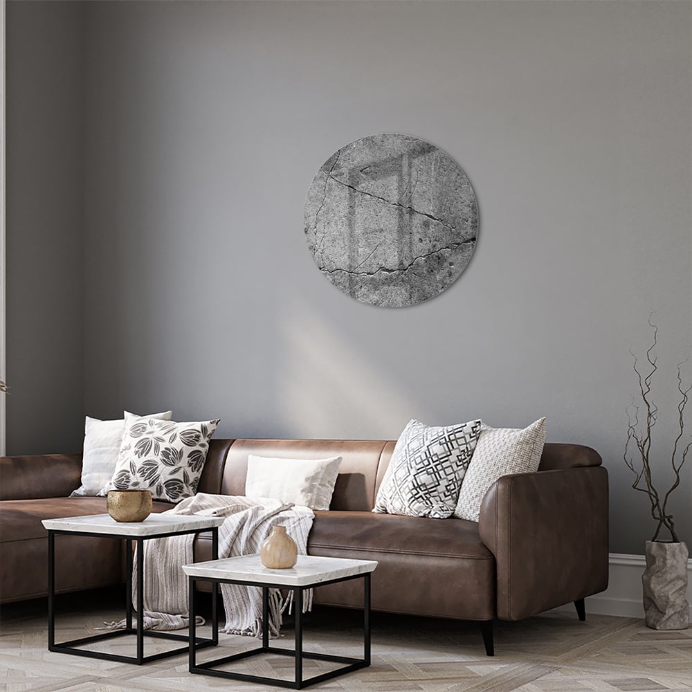 Elegantes Glasbild mit abstrakter Struktur