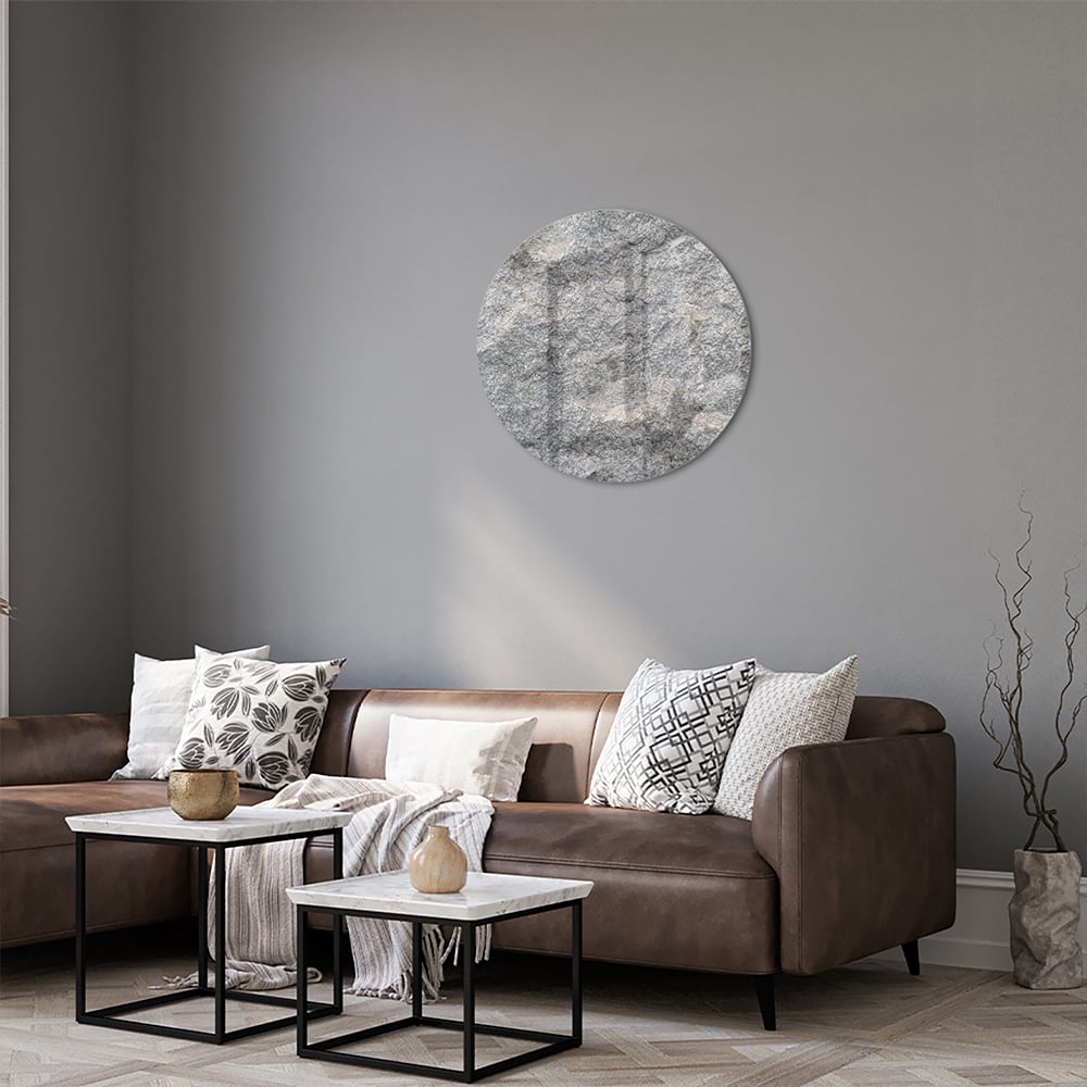 Elegantes Glasbild mit abstrakter Textur